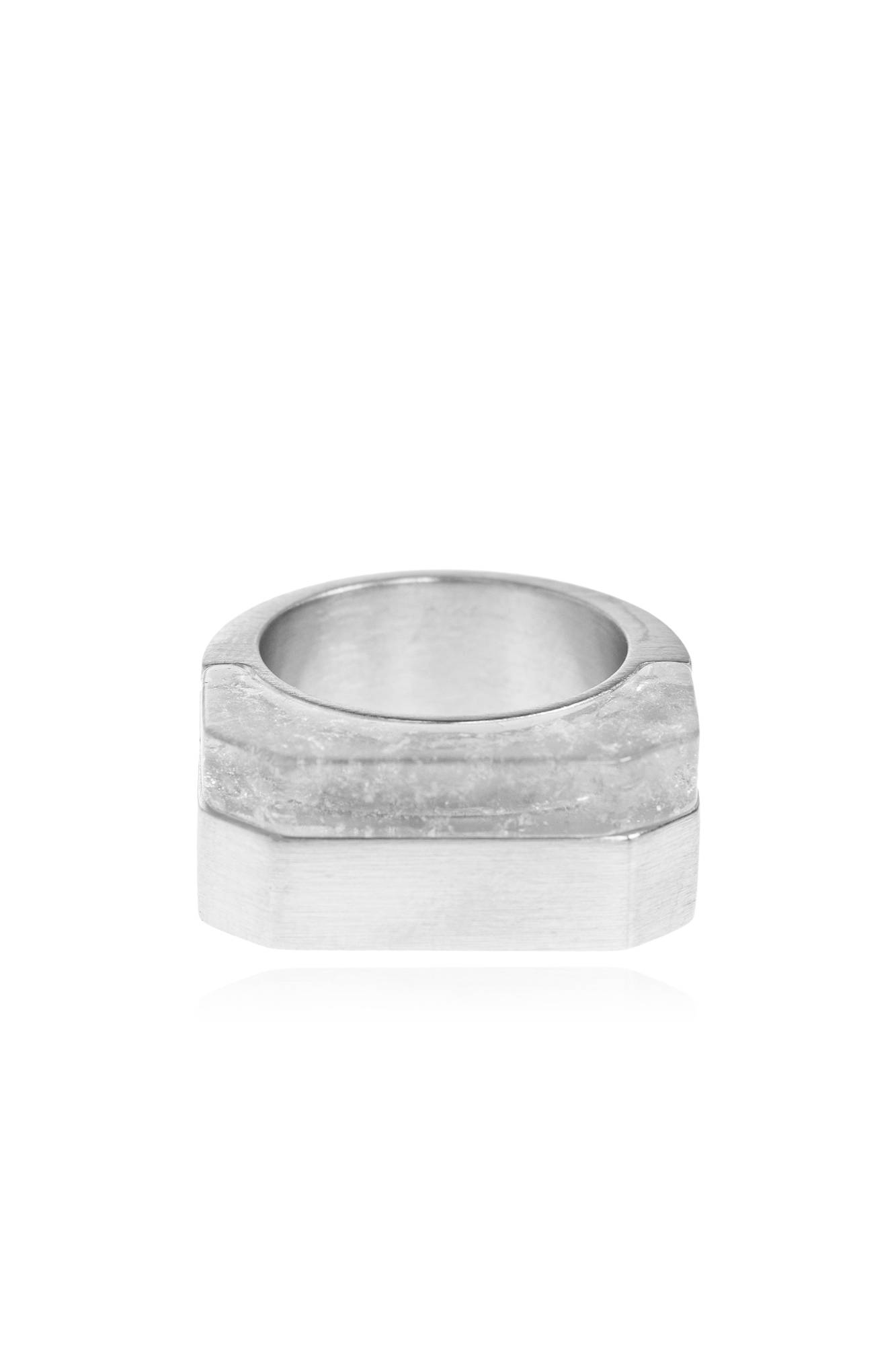 【関税＆送料込み】Rick Owens Brass Ring Silver Brass ring Rick Owens - Vitkac France